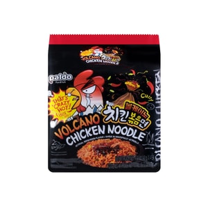 Korean Volcano Spicy Chicken Flavor Noodle 4pcs, 19.75 oz