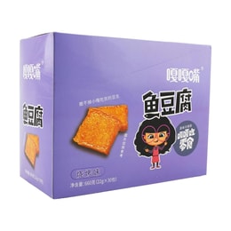 【新装加量版】嘎嘎嘴 鱼豆腐 烧烤味 22g×30包入