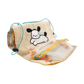 Large Capacity Cute Folding Makeup Bag Travel Storage Bag Running Puppy