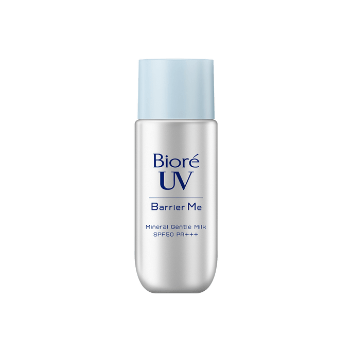 Biore Sunscreen UV Barrier Me Mineral Gentle Milk SPF50 PA+++ 50ml