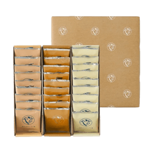 Seasonal Limited Assorted Cookies Gift Box,Honey Gorgonzola+Sea Salt+Chocolate Mascarpone Flavor, 27 Pieces