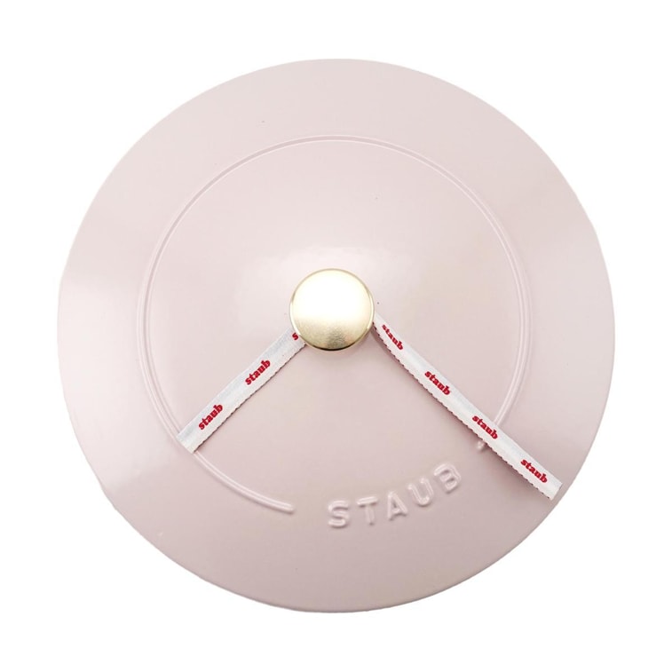 法国STAUB珐宝 铸铁锅 海鲜锅焖锅汤锅 多功能珐琅锅 4.73L 牡丹粉 13