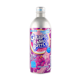 Grape Ramune Bottle Carbonated Soft Drink, 16.2 oz