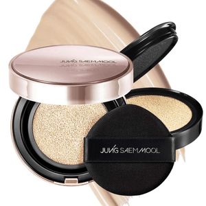 [한국 직배송] 정샘물 마스터레벨 얼티밋 샤인 쿠션 비비크림 건성피부용, 롱래스팅, 컨실링, 리필 포함, SPF50+/PA+++, 15g*2, #N1 아이보리 화이트