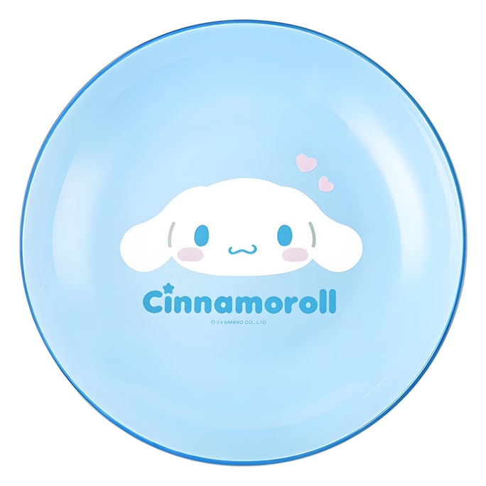Gudges Solid Color Ceramic Plate Cartoon Girl Heart Home Meal Sanrio Ancient Day Plate - Cinnamoroll 1Pc