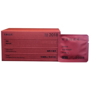 万夫锦 石斛白茶 养生茶 铁皮石斛 2018年福鼎白茶老寿眉茶叶 90克(30片x3克)