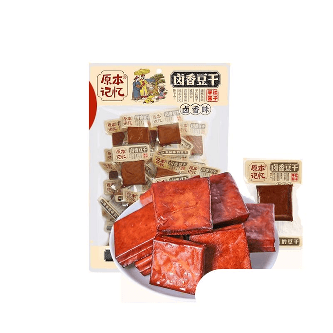 Original Memory: Pingjiang Dried Tofu Snack Bittern Flavor Dried Tofu 245g * 1 Bag