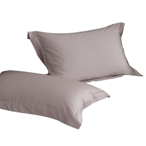 Premium 100s Long-Staple Cotton Pillowcase Class A Pink Purple 1 Pair