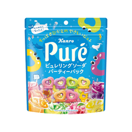 【日本直邮】 日本 KANRO pure 苏打果汁软糖派对包 156g