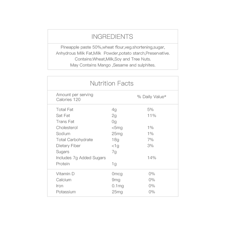 Vegetarian Pineapple Cake, 8.01 oz 6