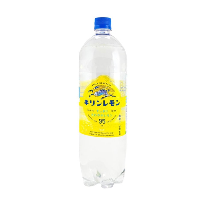 日本KIRIN麒麟 清爽柠檬汽水 碳酸饮料 1500ml