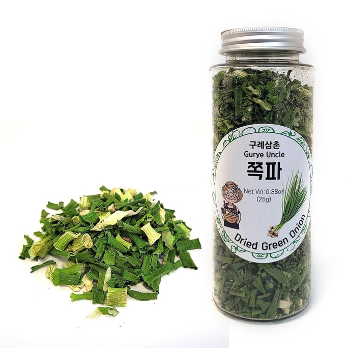 Tomnada Gurye Uncle 100% Korea Natural Dehydrated Vegetable Green Onion 25g