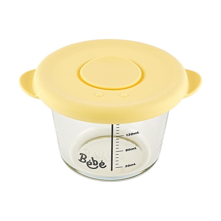 밀폐형 유리 이유식 용기 (BPA-Free, 노란색 3개입) 9