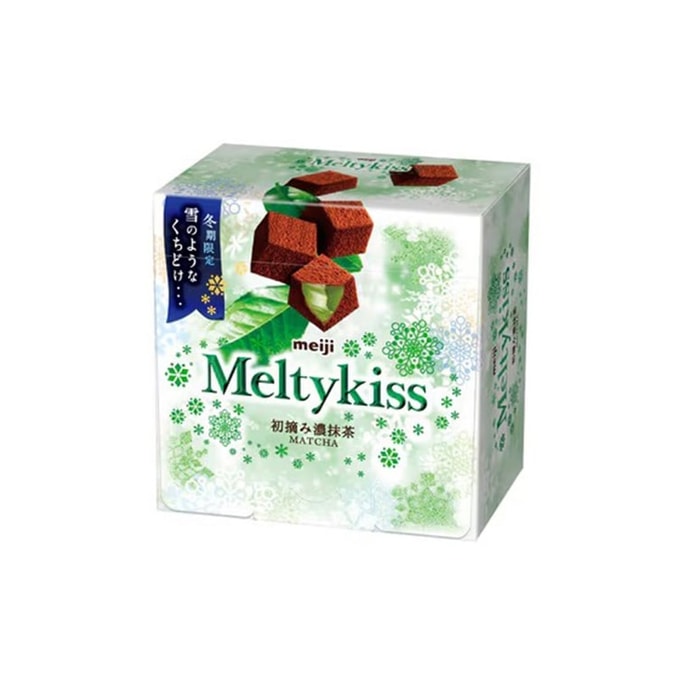【日本直邮】 日本 MEIJI 明治 明治 Melty Kiss 初摘浓抹茶巧克力 53克
