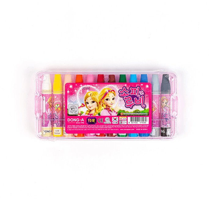 Crayola Sophie Ruby 12-color Girls' Spray Case With Character Customizable Dong-A Pencil  