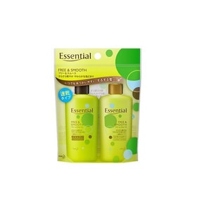 Quick Drying Type Free & Smooth Shampoo 45ml + Conditioner 45ml 2 pcs