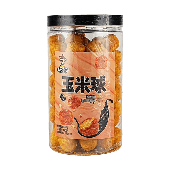 無名小卒 燕麥咖啡口味玉米球 120g