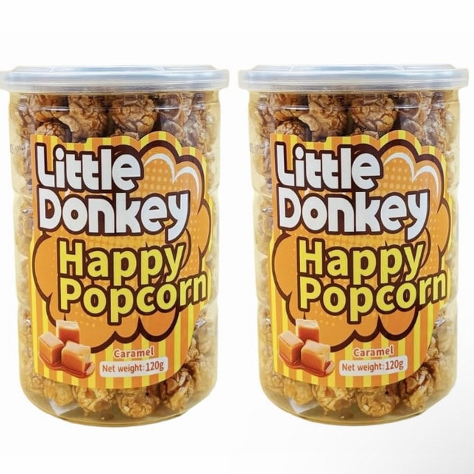 리틀 당나귀 팝콘 카라멜 맛 240g (120g x 2캔)