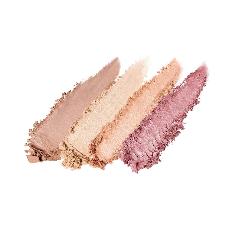 日本FUJIKO 四色眼影盘新色 自然轻薄眉毛改色调色盘 闪片珠光日常 精致气质眉粉 温柔知性 5.5g #05 栗棕甜紫【日杂榜一】 3