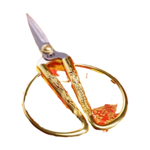 왕마쯔 용봉가위 금가위 복고풍 정교한 재단사 소형 가위 170mm