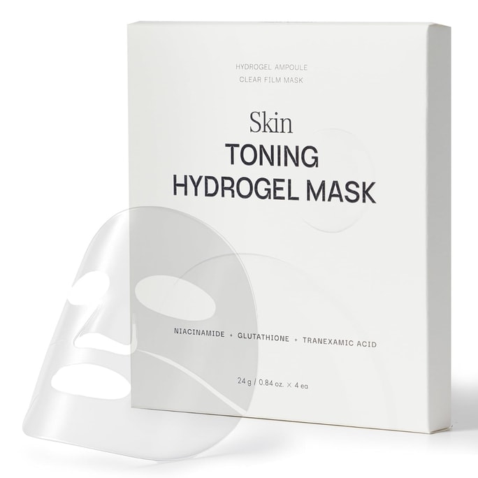 Glutathione Skin Toning Hydrogel Mask Pack of 4