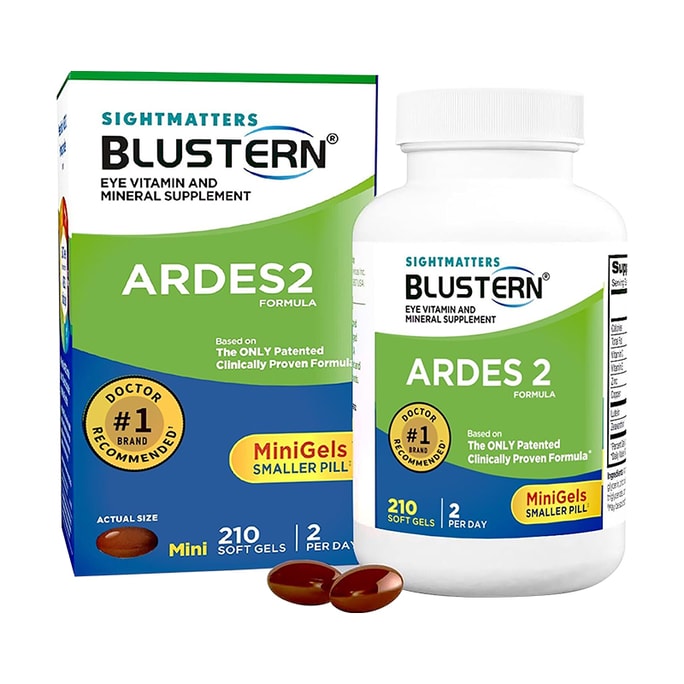 PreserVision AREDS 2 Eye Vitamin And Mineral Supplement Lutein Vitamin 210 Softgels
