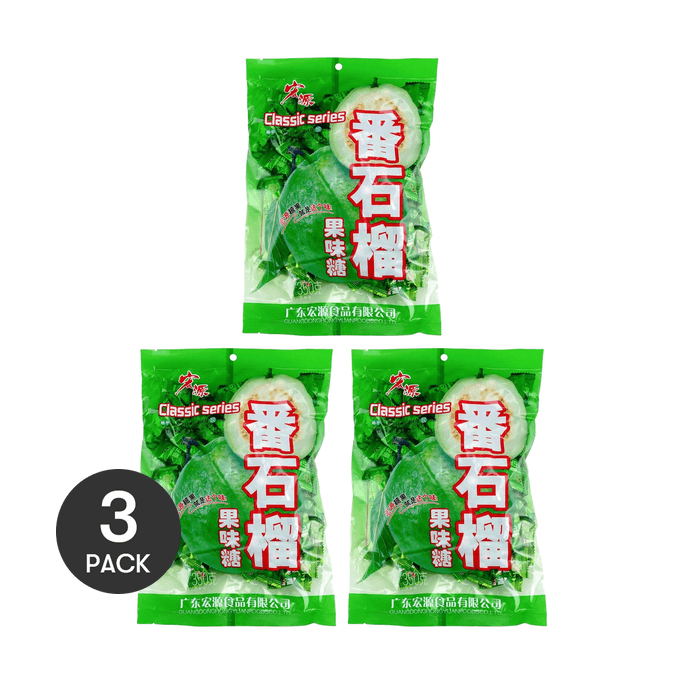 Candy Guava Flavor 350g *3【3 Packs】
