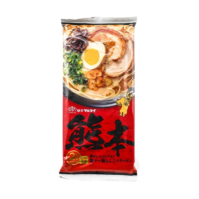 熊本黒マー油とんこつラーメン 186g