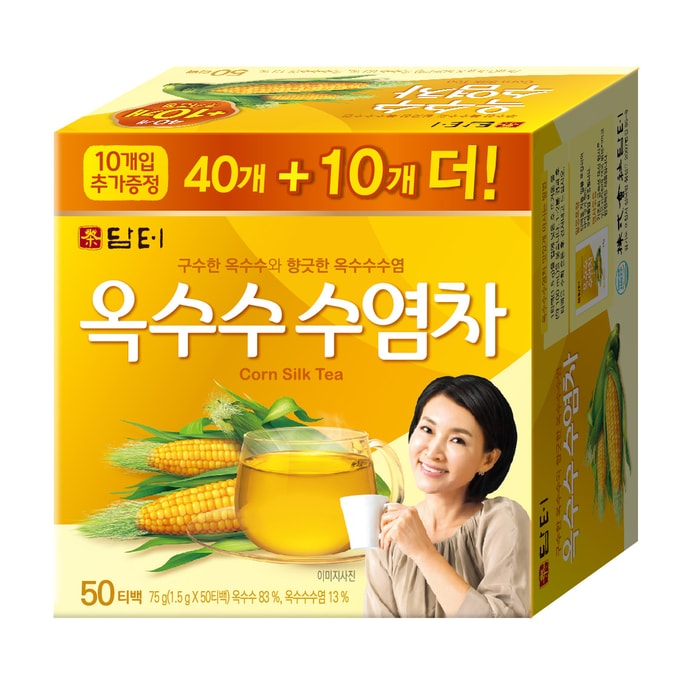 韩国DAMTUH丹特 玉米须茶 50条入 75g