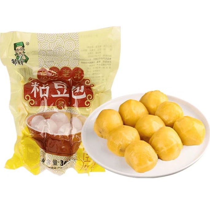 中國 直郵 鄒有才東北正宗粘豆包黏純手工小吃無糖精粗糧雜糧低脂大黃米特產年糕 大黃米 360g*1袋 共9個
