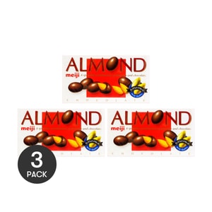 Almond Nuts Chocolate, 2.79 oz *3【3 Packs】
