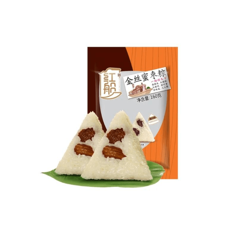 Golden Silk Jujube Zongzi, Vacuum Breakfast Sweet Zongzi, Large Brown ...