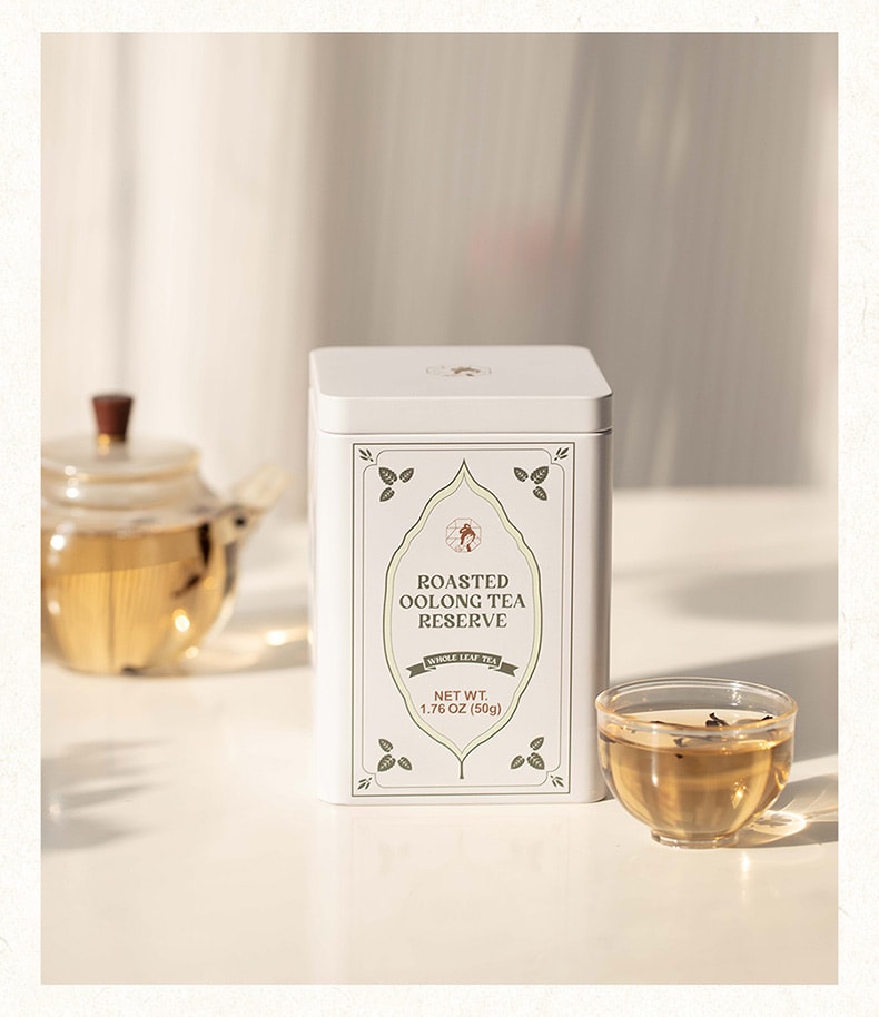 茶颜悦色 原叶茶-重焙乌龙茶,50g【焦香醇厚不苦涩 天然回甘层次丰富】古法炭火慢焙,浓郁焦香,入口顺滑无苦涩,持久天然回甘,滋味立体丰富,暖胃解腻