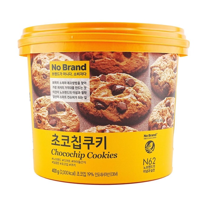 韓國NO BRAND 巧克力曲奇餅乾 400g