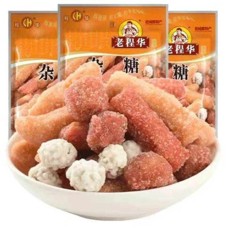 程华 传统手工杂糖老成都特产怀旧休闲零食小吃糖果140g*1包 8