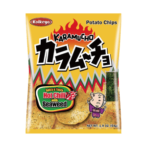 コイケヤカラムーチョポテトチップス海苔＆ホットチリ味54g