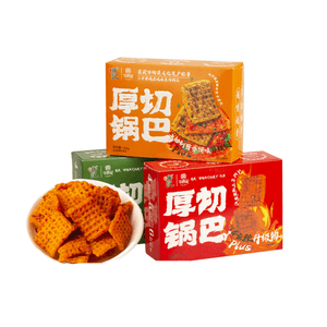 【中国直邮】 寻唐记 厚切麻辣锅巴盒装 解馋零食 办公室小吃 休闲食品三种口味100g*3盒