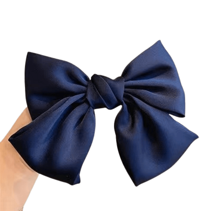 Qi Wei same style oversized bow hairpin hidden color 1 piece