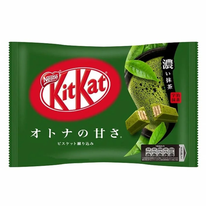 【日本直邮】日本NESTLE雀巢 KITKAT 夹心威化巧克力 抹茶味 135g