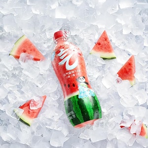 Sparkling Water,Watermelon Ice Flavor,16.23 fl oz【0 Sucrose 0 Fat 0 Calories】【Seasonal Limited】