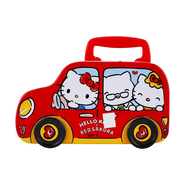 台湾红樱花 HELLO KITTY造型 巧克力小饼干 汽车款式礼盒 224g 【佳节好礼】 6