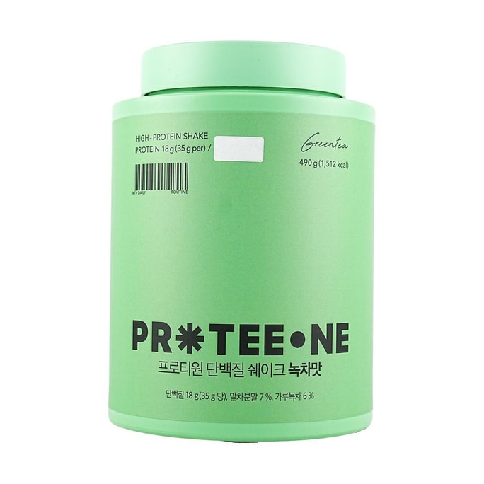 Protein Shake Bulk Green Tea Flavor 17.28 oz [Olive Young Hot] 