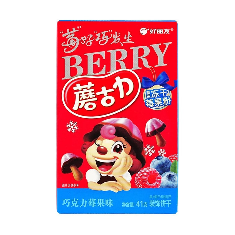 大陸版ORION好麗友 系古力餅乾 巧克力莓果味 41g 3