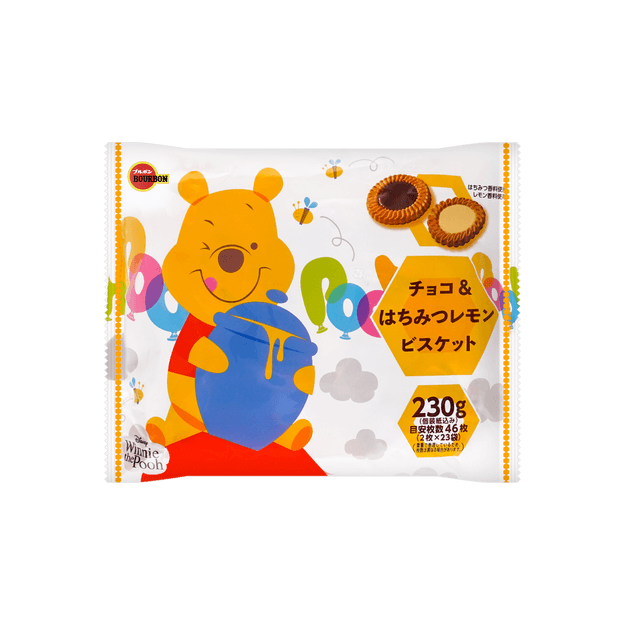 商品详情 - 日本波路梦 巧克力加蜂蜜柠檬曲奇饼干 小熊维尼款 230g - image  0