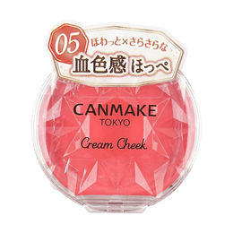日本CANMAKE井田 夢幻胭脂膏奶油腮紅 空氣柔霧慕斯腮紅膏 #05 甜杏色 COSME大賞第一位