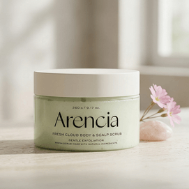 Arencia Fresh Cloud Scrub Geranium & Primrose Geranium & Primrose Cloud Scrub, 9.17 oz