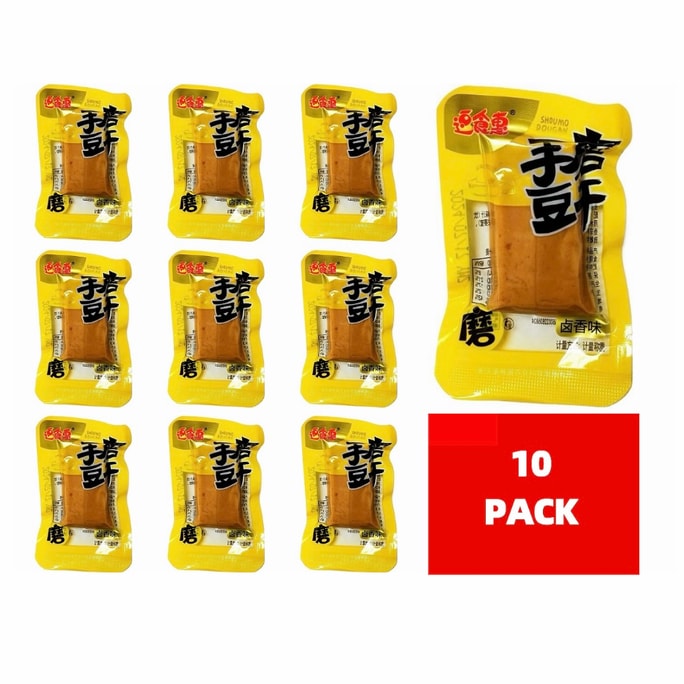  逗食惠 手磨豆乾 鹵香味 10包約240克(±15克)
