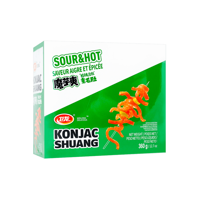 Hot & Sour Vegetarian Tripe - Made from Konjac, 12.7oz