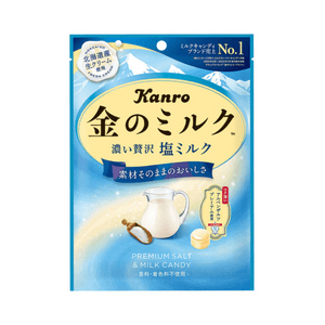 【日本直送】甘露ゴールドミルクキャンディ、海塩ミルク味、61g