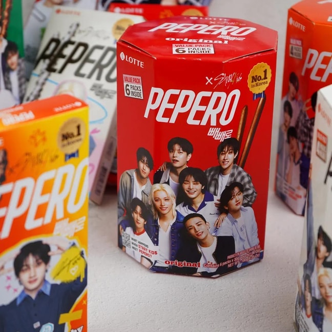 PEPERO Chocolate Biscuit Stick Classic Original Flavor,Value Pack 6packs 6.34oz【Stray Kids Pick】【Packing May Vary】